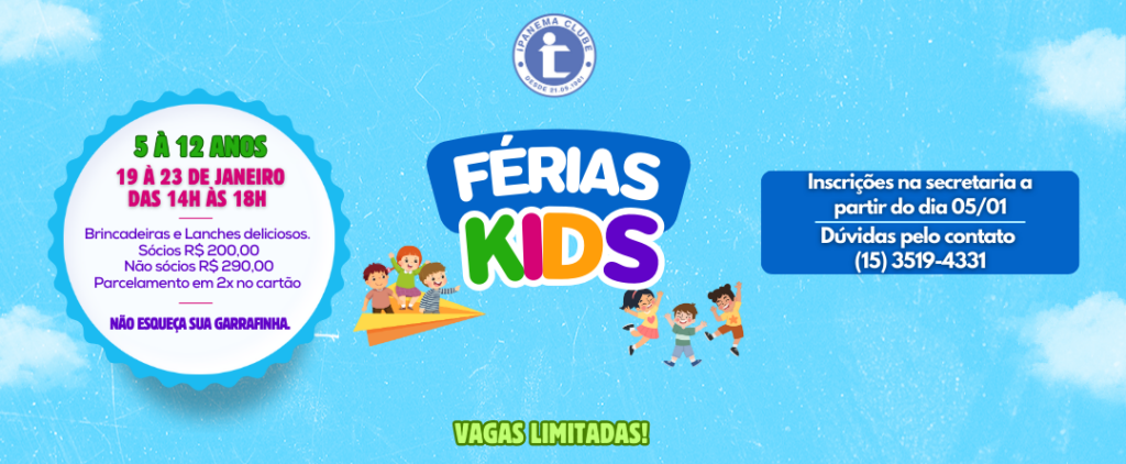 Férias kids Janeiro 2026
